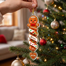 Load image into Gallery viewer, Personalized Acrylic Christmas Ornament Custom Kids Gift
