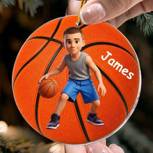 Load image into Gallery viewer, Personalized Sports Acrylic Ornament Custom Athlete Gift for Christmas
