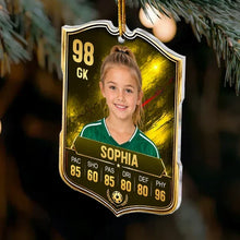Load image into Gallery viewer, Personalized Acrylic Soccer Ornament Custom Player Gift for Fans

