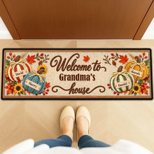 Load image into Gallery viewer, Personalized Premium Doormat for Grandma &amp; Grandpa's House Gift
