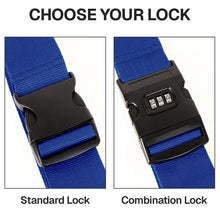 Load image into Gallery viewer, Personalized Luggage Strap Adventure Awaits Custom Gift for Travelers
