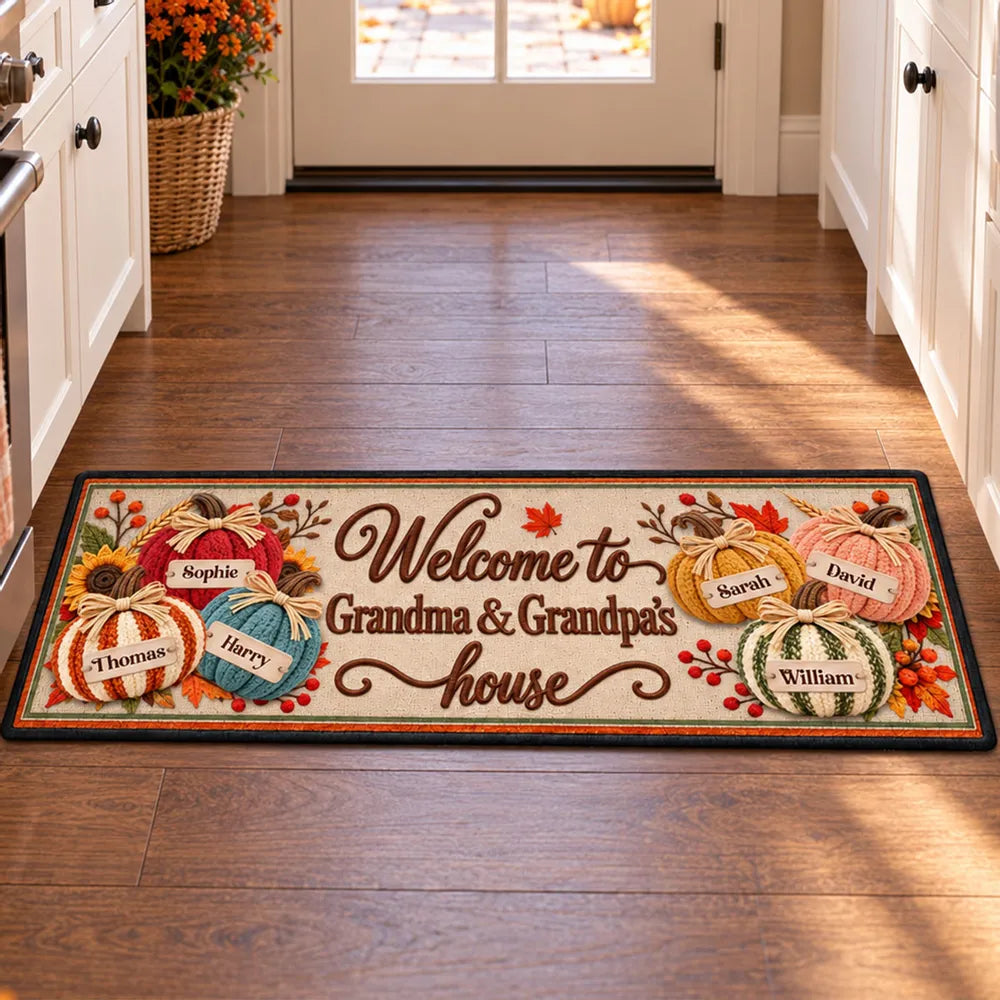 Personalized Premium Doormat for Grandma & Grandpa's House Gift