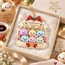 Load image into Gallery viewer, Personalized Dumpling Family Acrylic Ornament Custom Gift for Christmas
