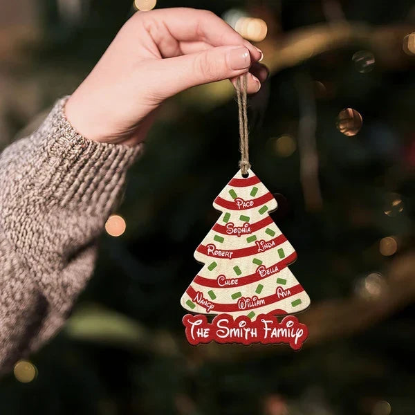 Personalized Family Christmas Ornament Custom Keepsake Gift