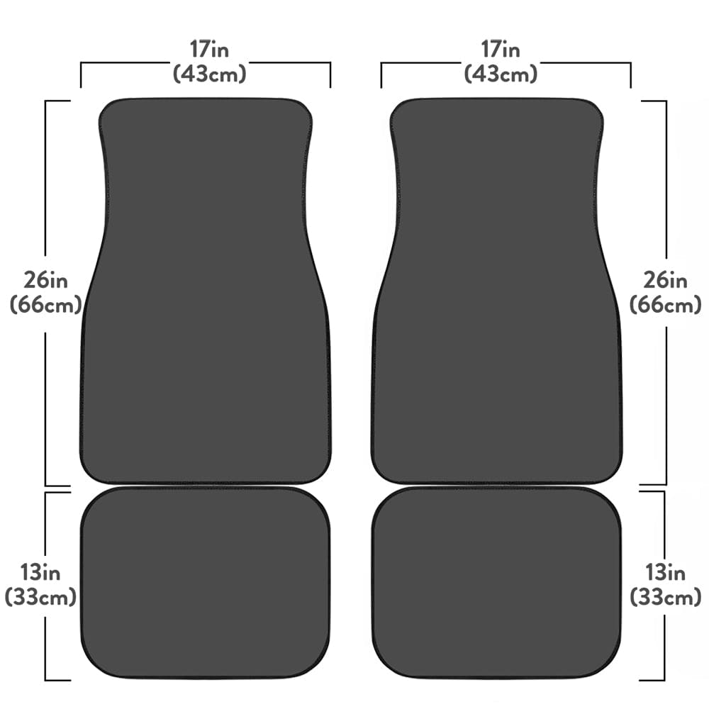 Personalized Classic Car Floor Mats Custom Name & Year Gift for Dad