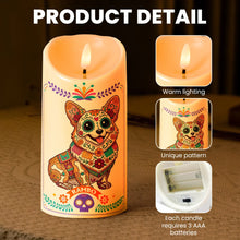 Load image into Gallery viewer, Personalized Flameless LED Candle Custom Pet Memorial Gift for Dog Lovers
