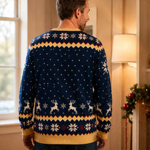 Load image into Gallery viewer, Personalized Funny Christmas Sweatshirt Custom Reindeer Gift for Him
