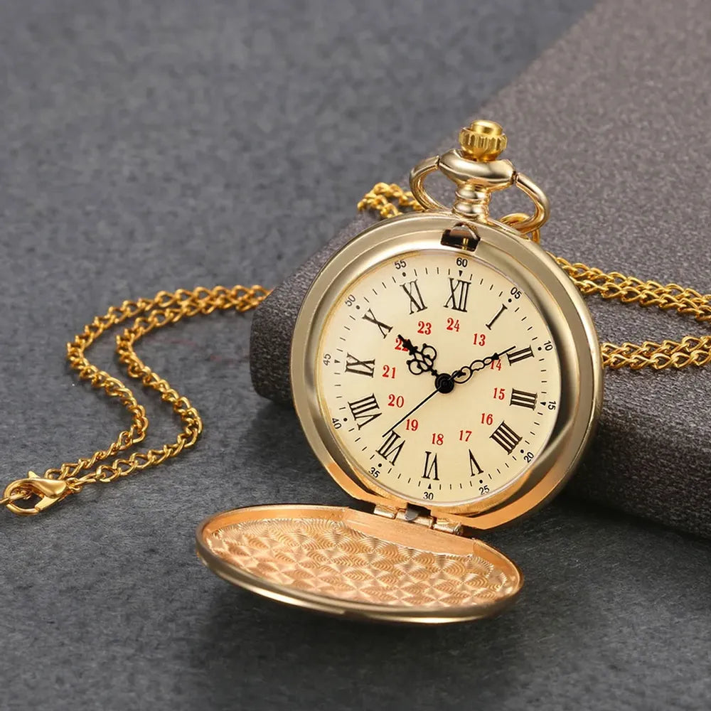 Personalized Pocket Watch with Mountain Quote Gift for Son