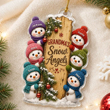 Load image into Gallery viewer, Personalized Acrylic Ornament for Grandma Christmas Gift
