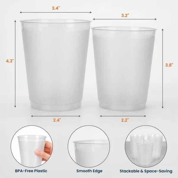 Personalized Frosted Plastic Cup Halloween Gift for Friends