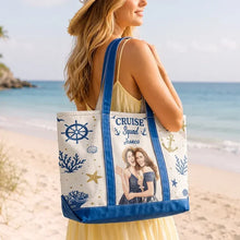 Load image into Gallery viewer, Personalized Oxford Cloth Tote Bag Custom Sunhat Gift for Women
