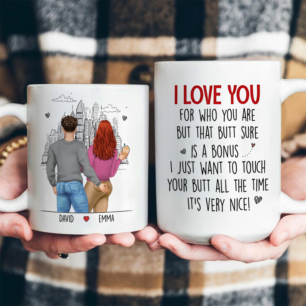 Personalized Couples Mug for Romantic Partners - Funny Love Quote Gift Cup MagicInPrints