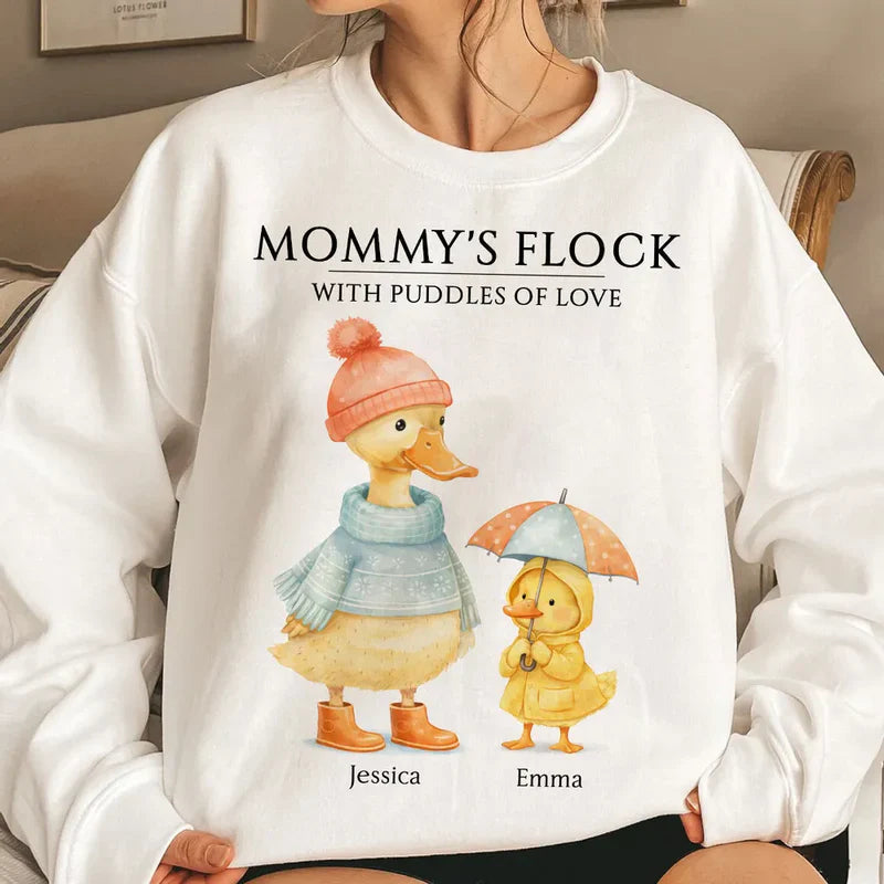 Personalized Family Duck T-Shirt for Grandma - Cute Gift Cloth MagicInPrints
