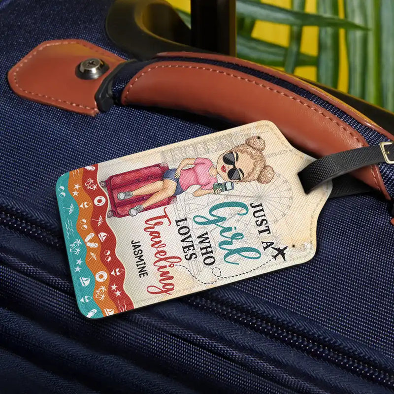 Personalized Luggage Tag for Travelers - Adventure Begins Design Travel Gear MagicInPrints