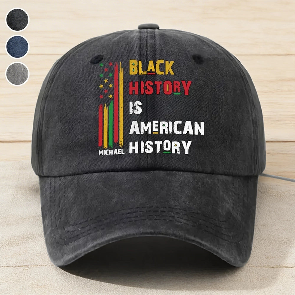 Customizable Black History Baseball Cap for Adults - Heritage Celebration Hat MagicInPrints