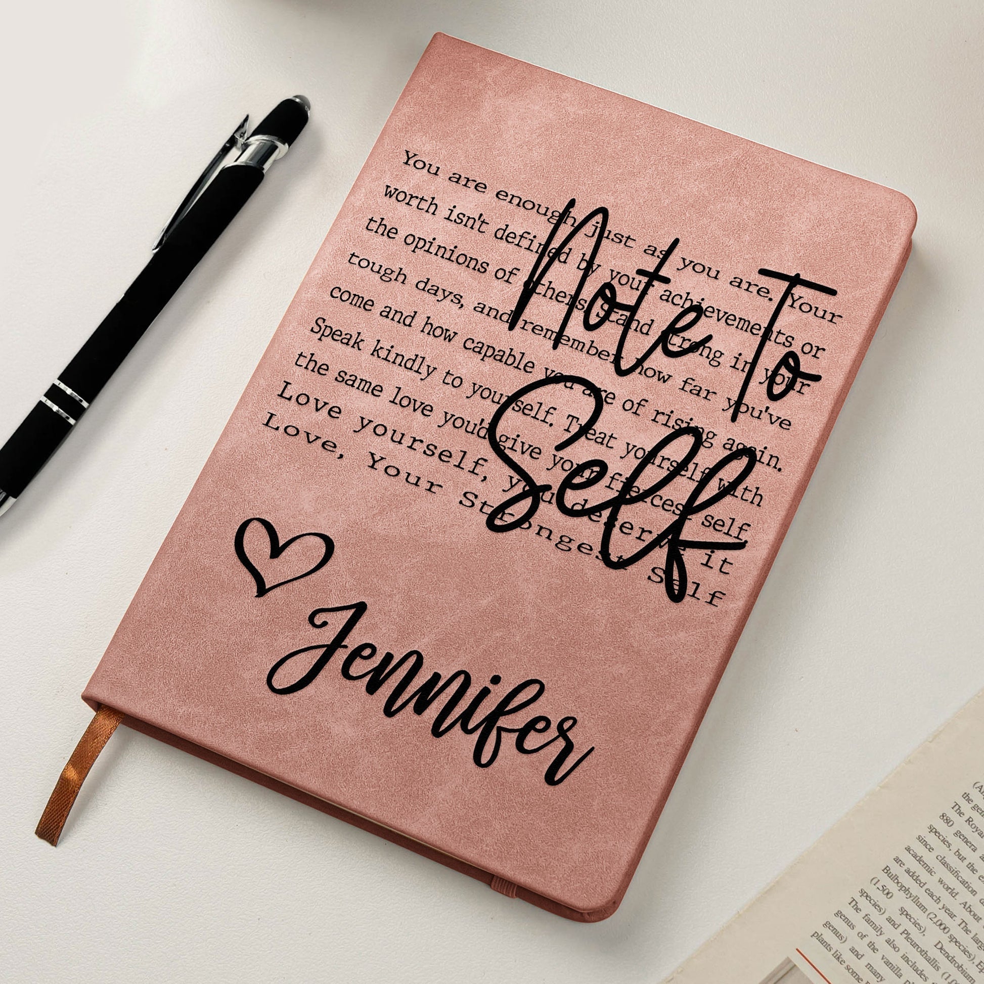 Personalized Leather Journal for Women with Inspirational Quote - Perfect Gift for Self-Reflection Stationery MagicInPrints