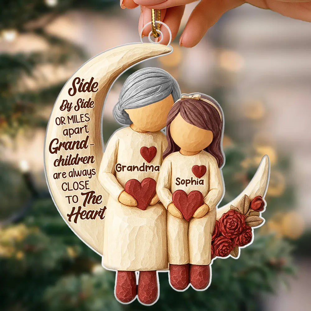 Personalized Grandparent-Grandchild Ornament - Sentimental Family Keepsake Ornament MagicInPrints