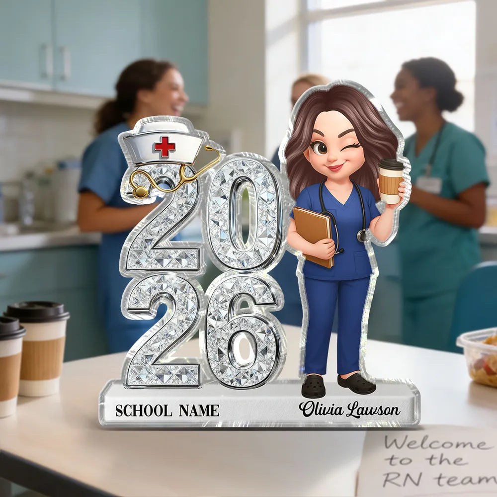 Custom Nurse Graduation Keepsake for 2026 - Personalized Gift for Nursing Students Plaque MagicInPrints