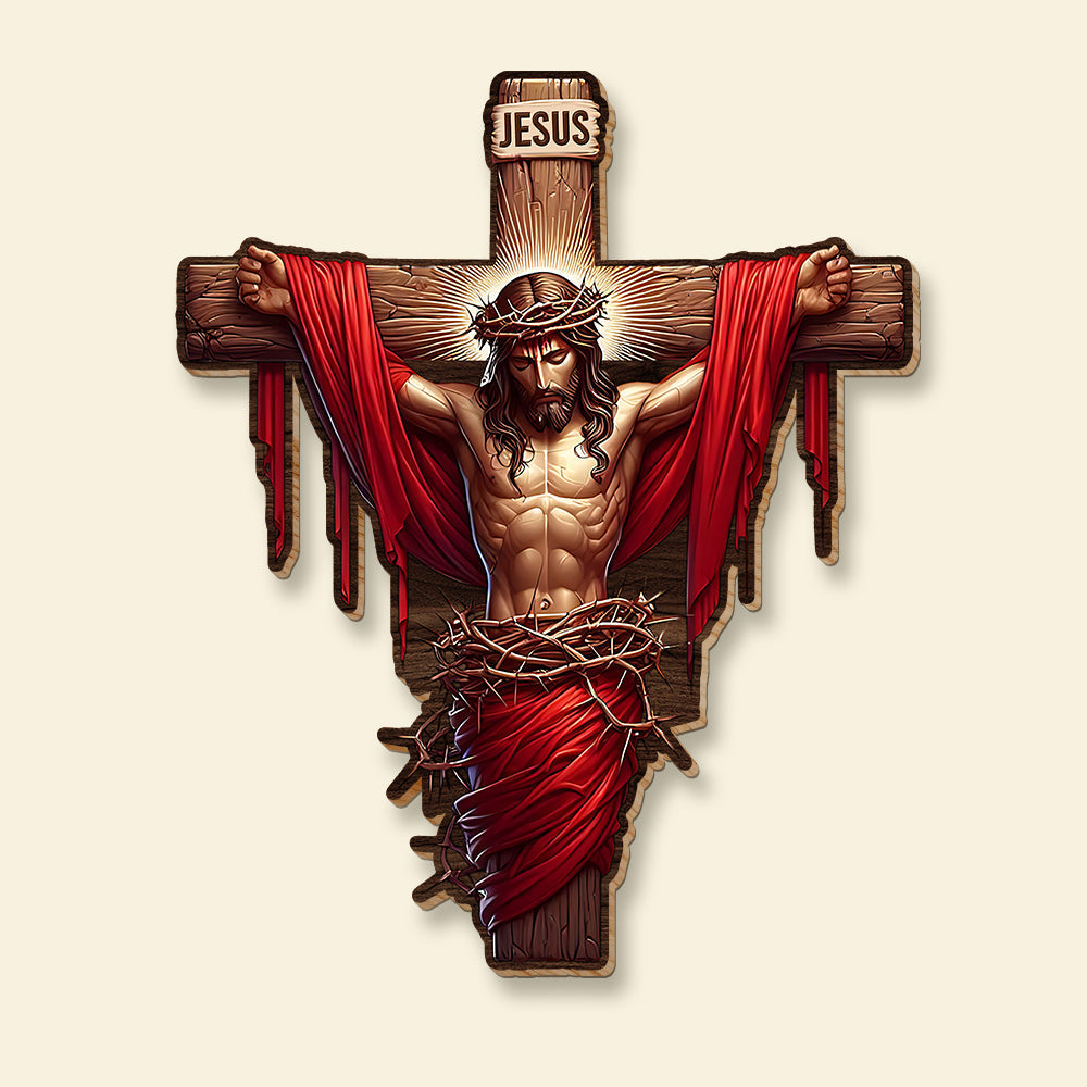 Inspirational Jesus Wood Sign - A Meaningful Gift for Any Occasion Wood Sign PopCulturePrints