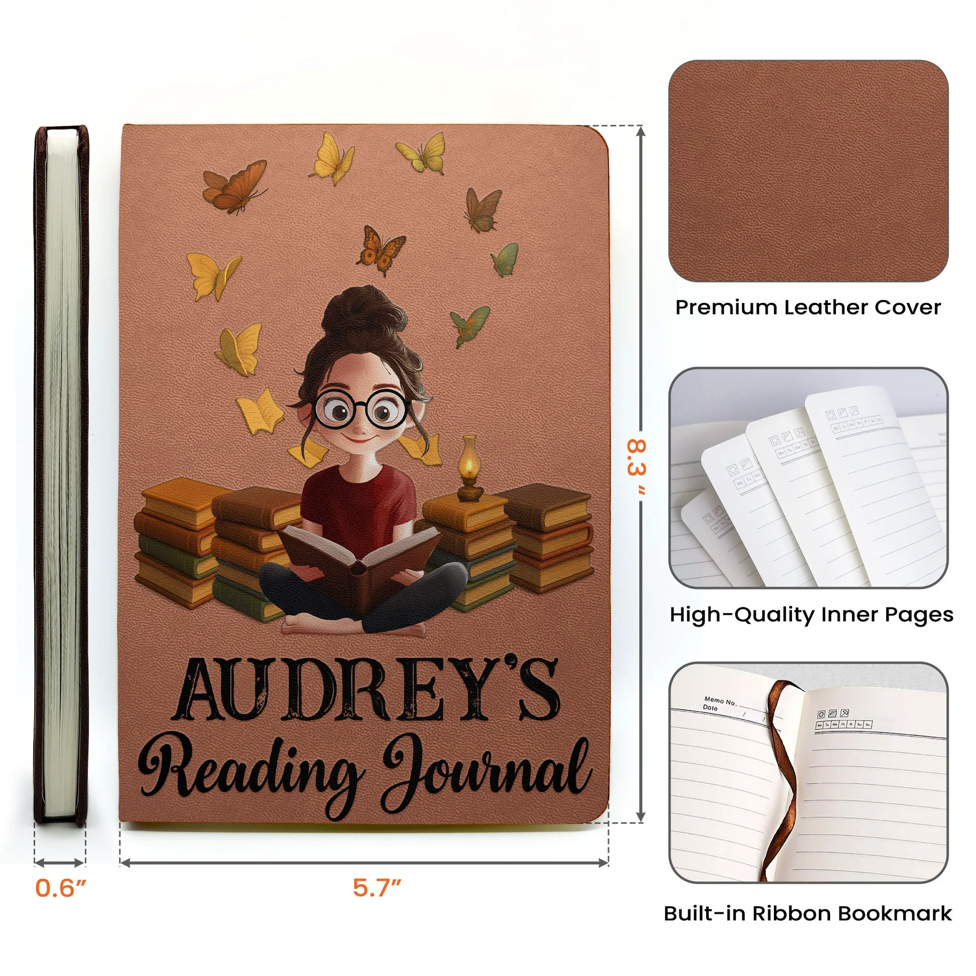 Personalized Reading Journal for Book Lovers - Ideal Gift for Readers Stationery MagicInPrints