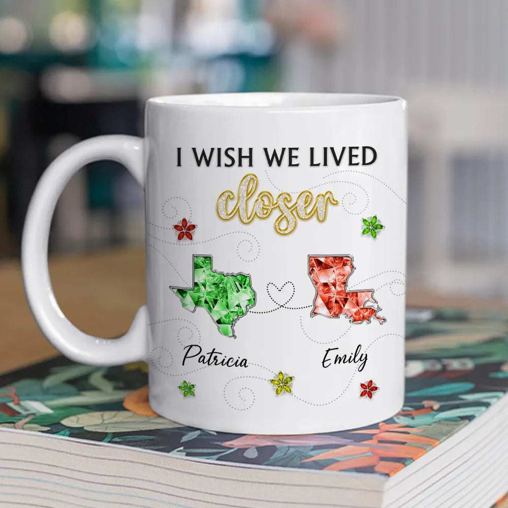 Personalized Long-Distance Friendship Mug for Friends - Thoughtful Gift Cup MagicInPrints