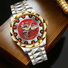 Load image into Gallery viewer, Get Ready to Ride: Personalized Dirt Bike Riding Men&#39;s Watch - Perfect Gift for Bikers! Men&#39;s Watch MagicInPrints
