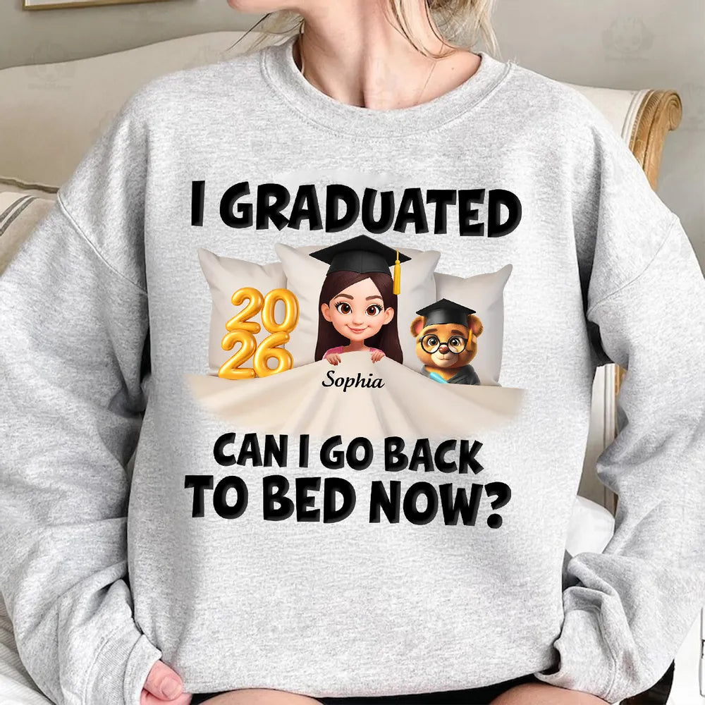 Personalized Graduation Sweatshirt for Graduates - Class of 2026 Humor Cloth MagicInPrints
