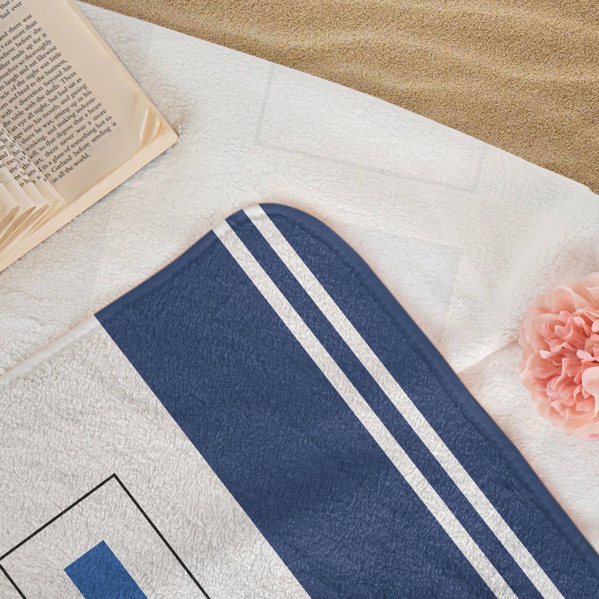 Nautical Signal Flag Beach Towel for Adults - Summer Beach Essentials Beachwear MagicInPrints