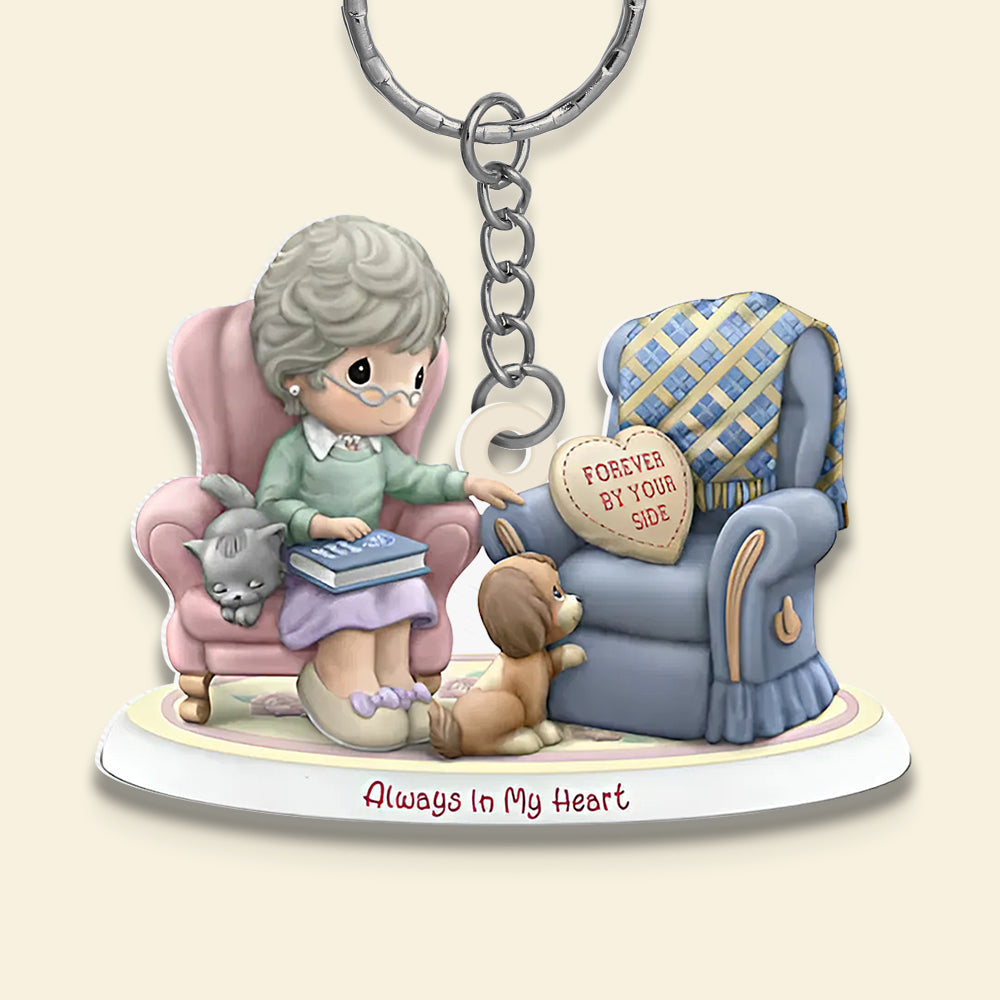 Personalized Forever Keychain for Couples Keychains PopCulturePrints