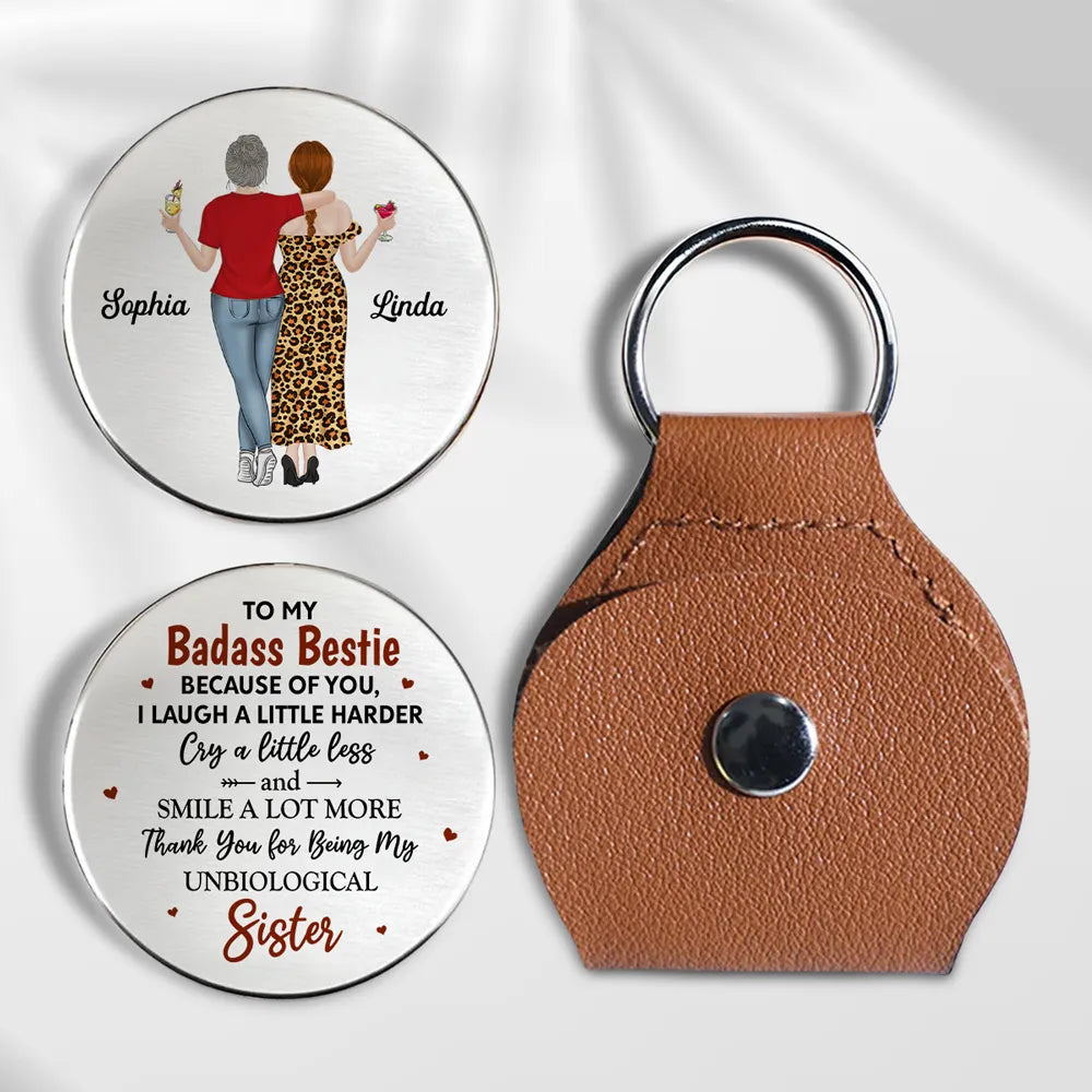 Personalized Best Friend Keychain for Sisters - Sentimental Gift Keychain MagicInPrints