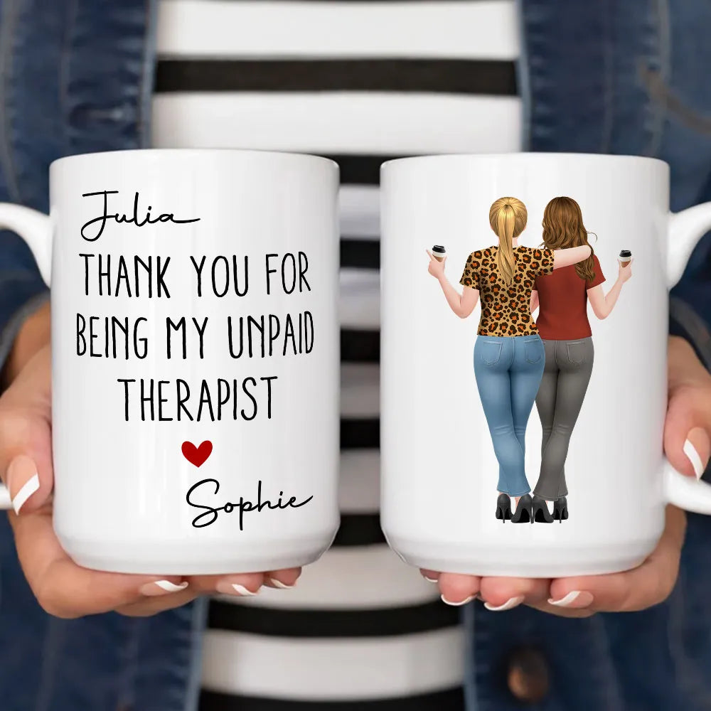 Personalized Friendship Mug for Best Friends - Thank You Gift Cup MagicInPrints