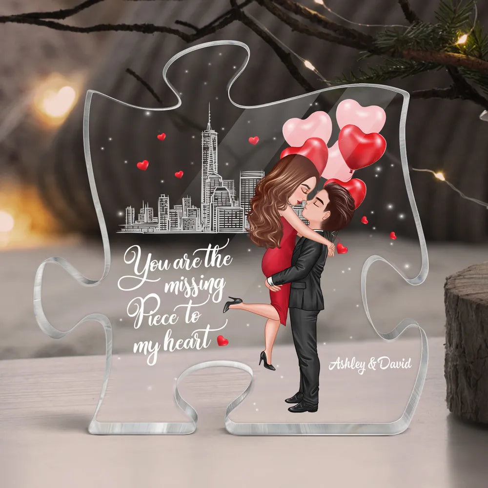 Customized Romantic Puzzle for Couples - Perfect Gift for Anniversaries Plaque MagicInPrints