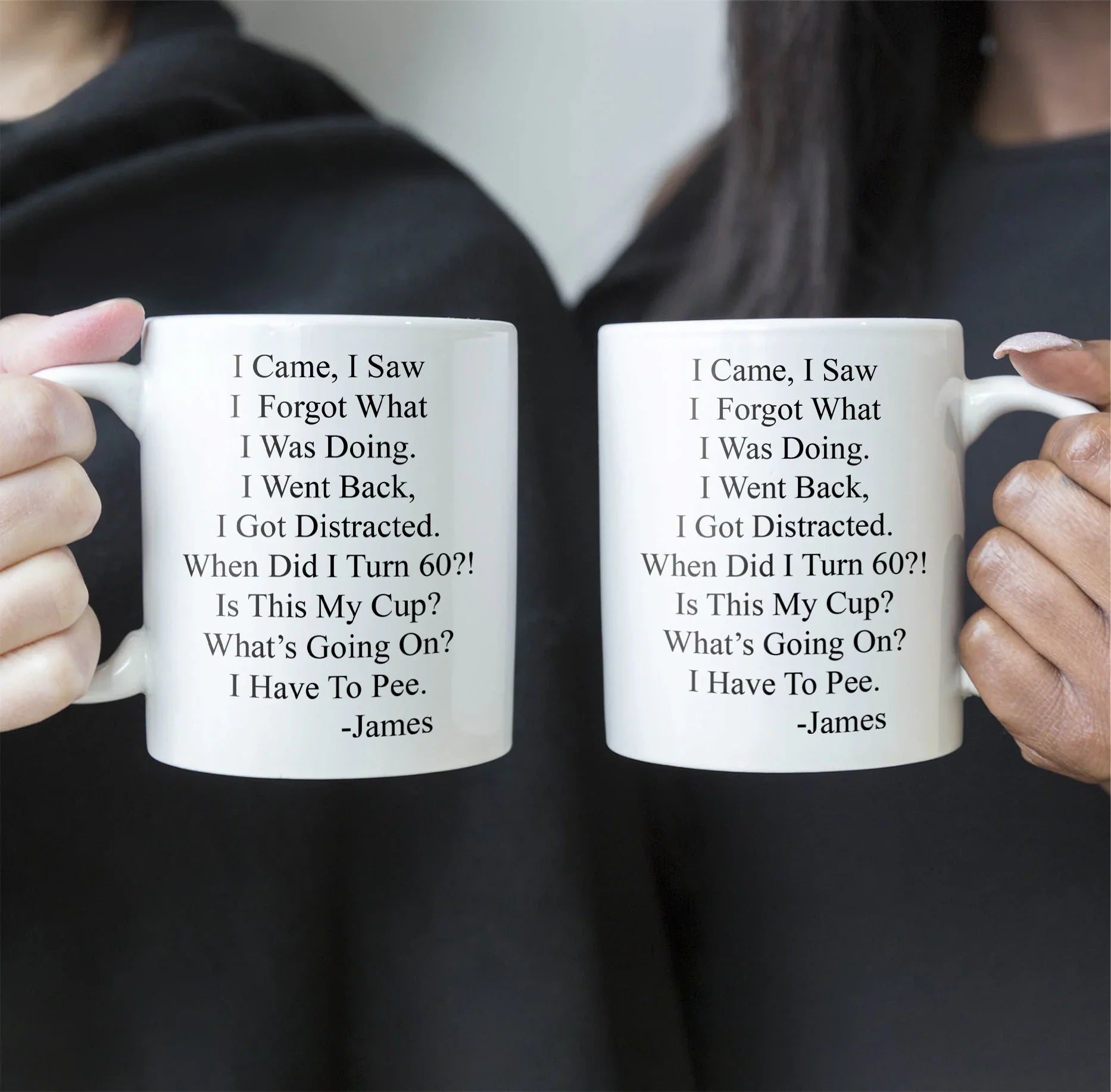 Personalized Funny Birthday Mug for Seniors - Humorous 60th Gift Cup MagicInPrints