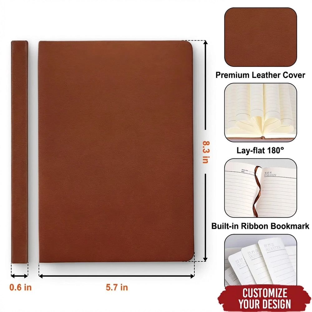 Personalized Leather Journal for Daughter - Sentimental Gift from Mom Stationery MagicInPrints