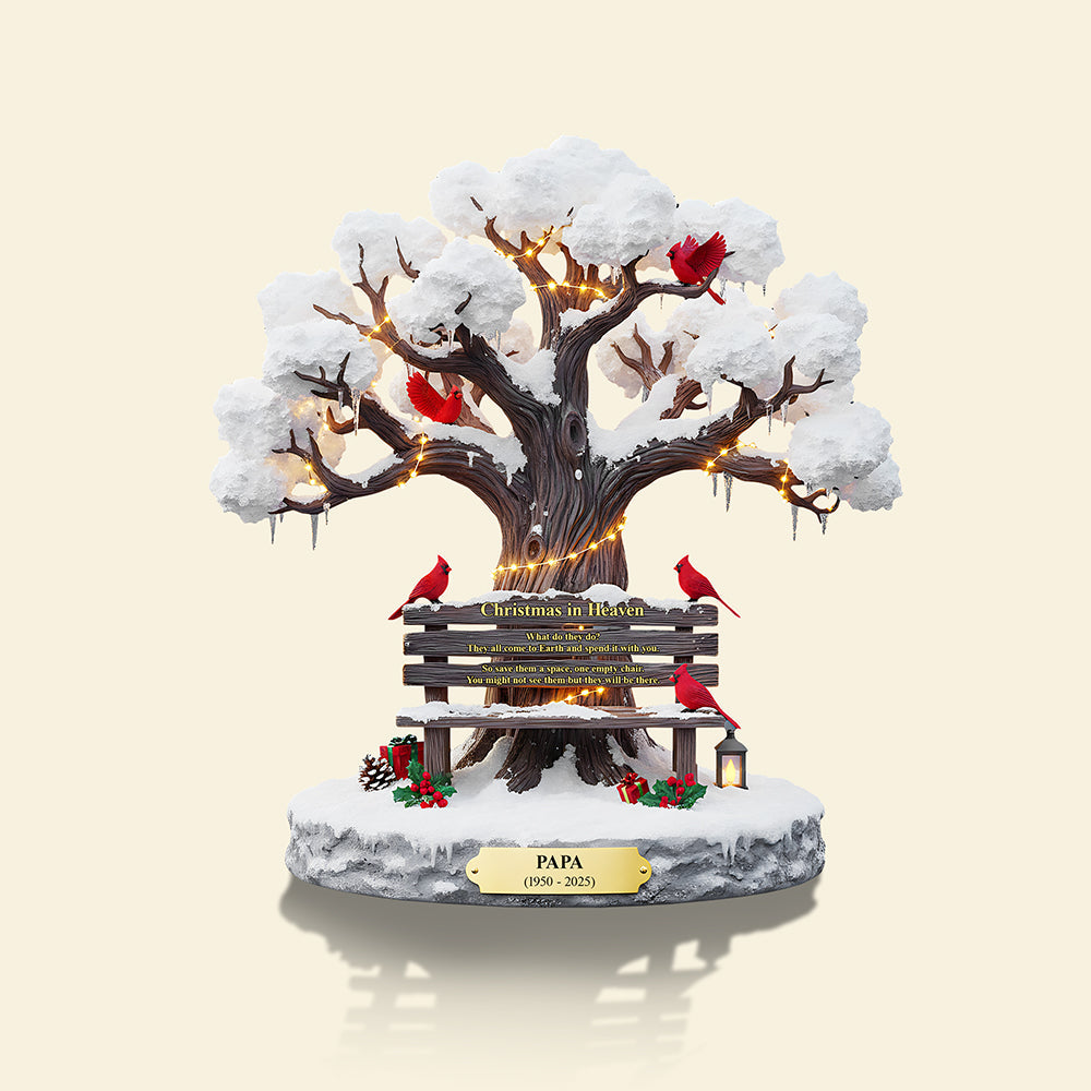 Cherished Memories, Personalized Heaven Gifts - Cardinal Acrylic Plaque for Family Shaped Plaques MagicInPrints