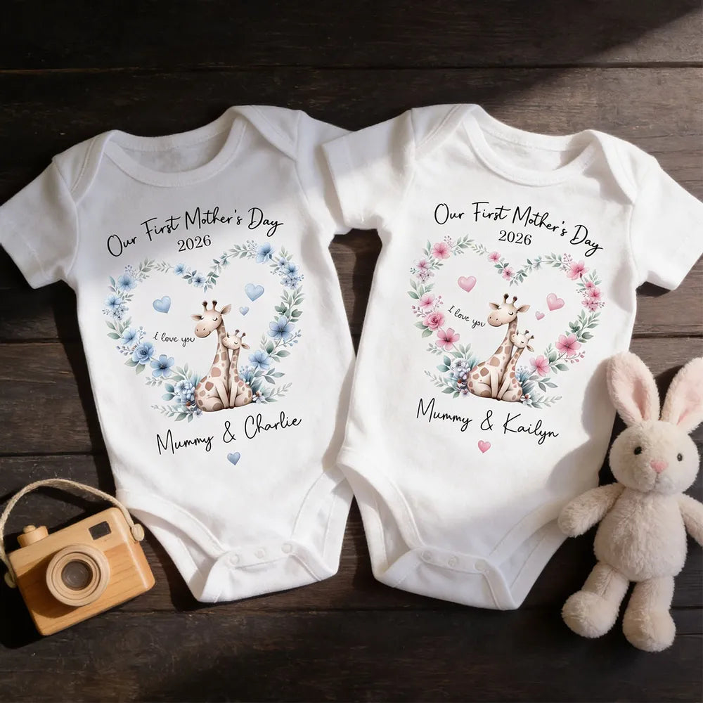 Personalized Baby Onesie for Mother's Day 2026 - Custom Name Gift Cloth MagicInPrints