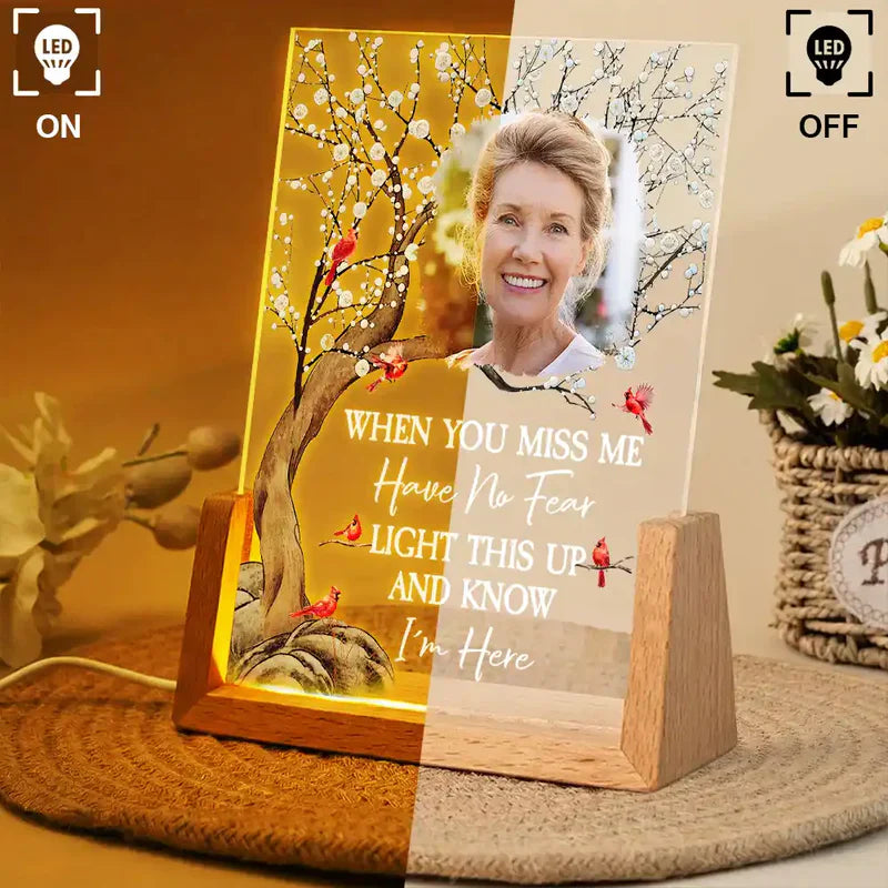 Personalized Memorial Acrylic Photo Frame for Loved Ones - Sentimental Gift Plaque MagicInPrints