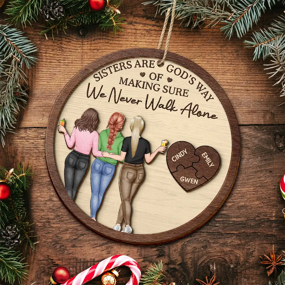 Personalized Friendship Ornament for Women - Sentimental Gift for Best Friends Ornament MagicInPrints