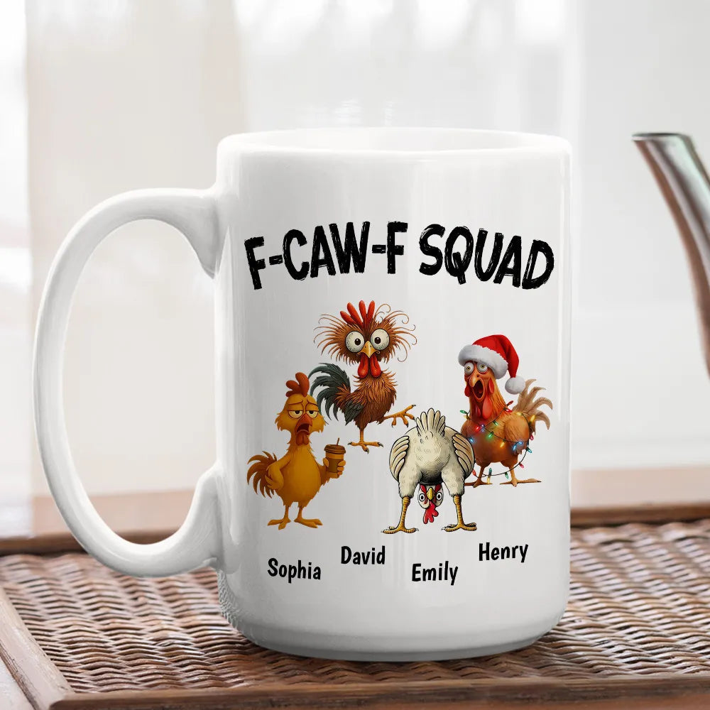 Personalized Funny Chicken Mug for Friends - Holiday Gift Cup MagicInPrints