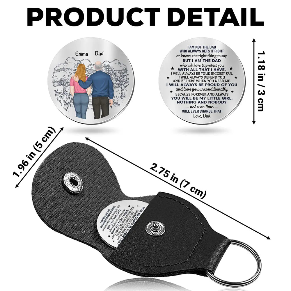 Personalized Dad and Daughter Keychain - Sentimental Gift for Father's Day Keychain MagicInPrints