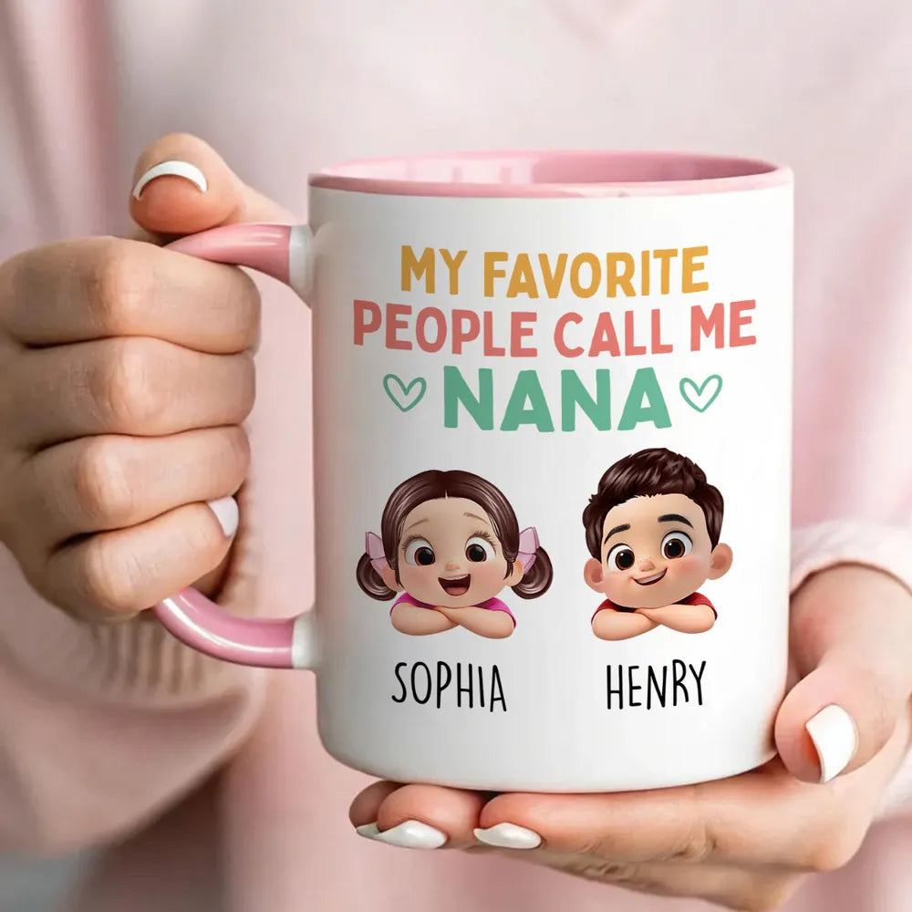 Personalized Grandma Mug for Grandchildren - Heartwarming Gift for Family Cup MagicInPrints