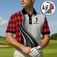 Load image into Gallery viewer, “Swing in Style!” - Personalized Golf Polo Shirt - Custom Gift for Golfers, Dads, Friends &amp; More Polo Shirts MagicInPrints
