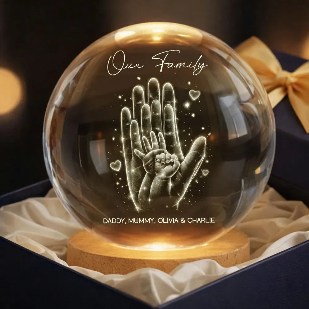 Personalized Family LED Night Light for Home Decor - Sentimental Gift Lamp MagicInPrints