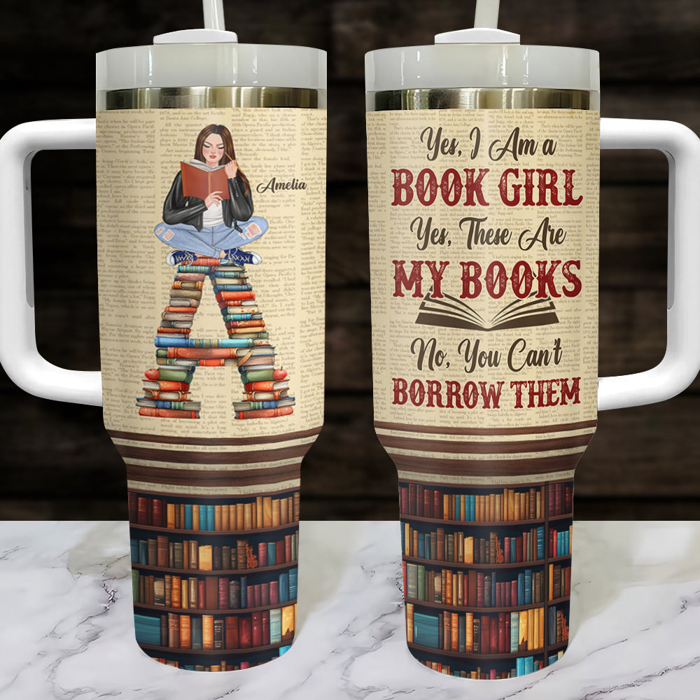 Personalized Tumbler for Book Lovers - Customizable Gift for Readers Tumbler Cup PopCulturePrints