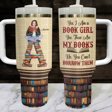 Load image into Gallery viewer, Personalized Tumbler for Book Lovers - Customizable Gift for Readers Tumbler Cup PopCulturePrints

