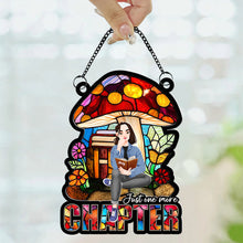 Load image into Gallery viewer, Personalized Suncatcher Ornament for Book Lovers Ornament PopCulturePrints
