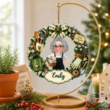 Load image into Gallery viewer, Personalized Gardening Themed Acrylic Ornament Gift for Mom
