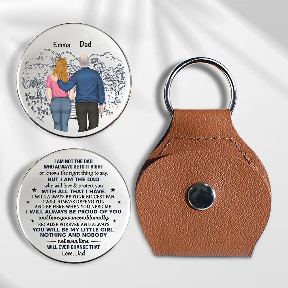 Personalized Dad and Daughter Keychain - Sentimental Gift for Father's Day Keychain MagicInPrints