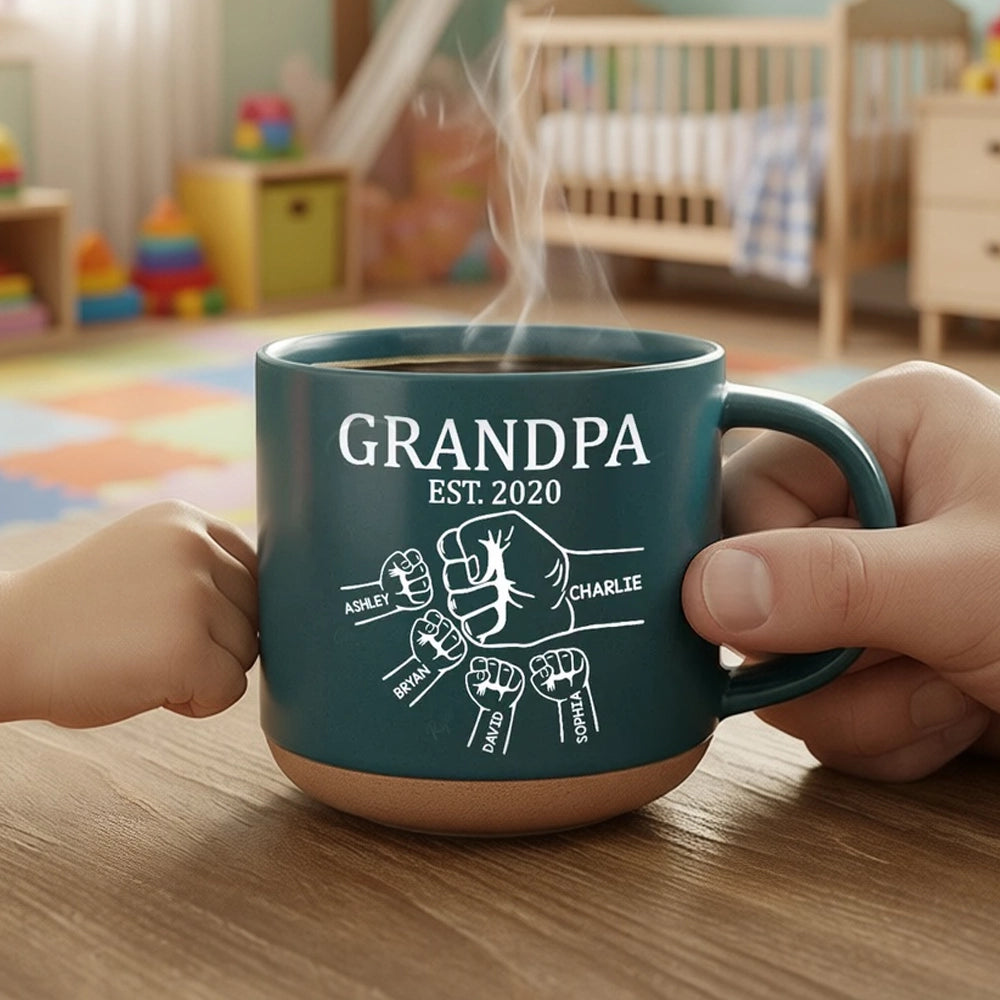 Personalized Grandpa Mug for Family - Custom Names Gift for Father's Day Cup MagicInPrints