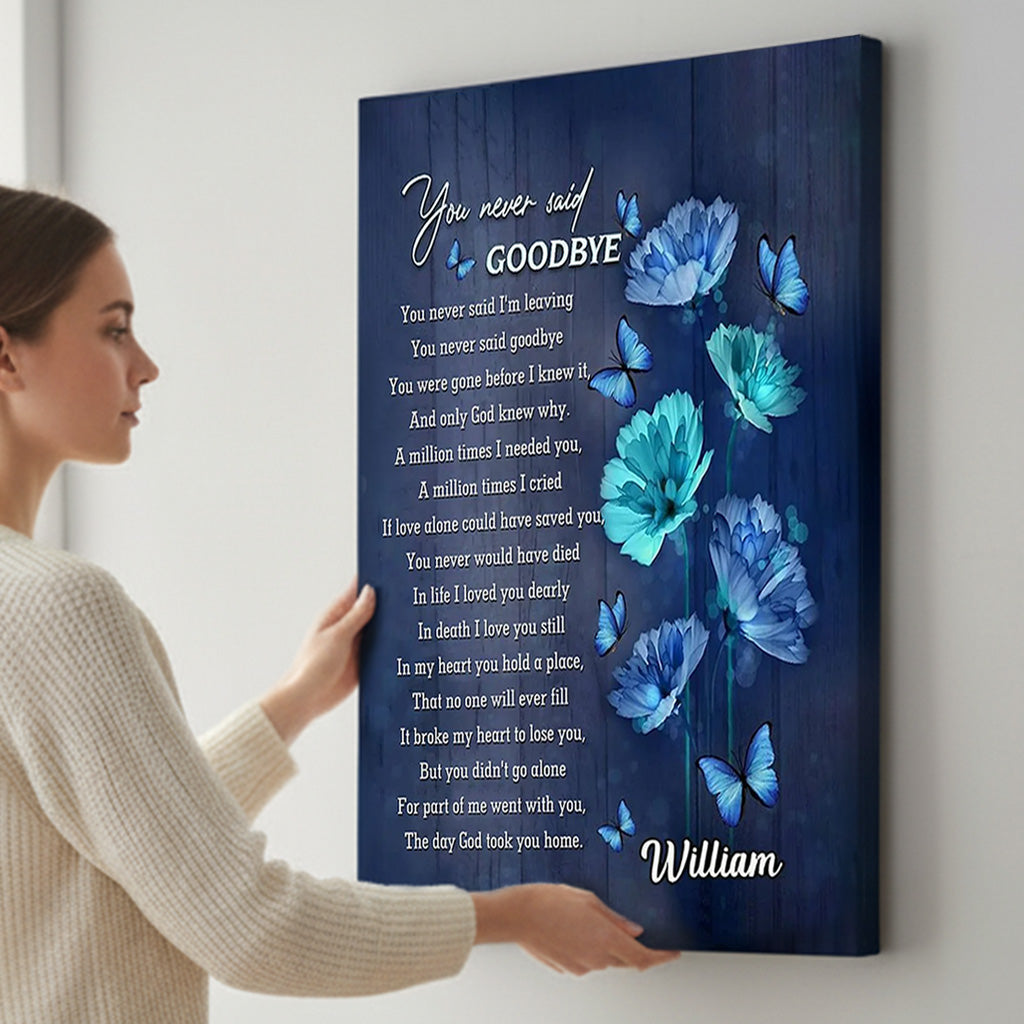 Personalized Memorial Canvas Art for Loved Ones - Sentimental Tribute Poster or Canvas MagicInPrints